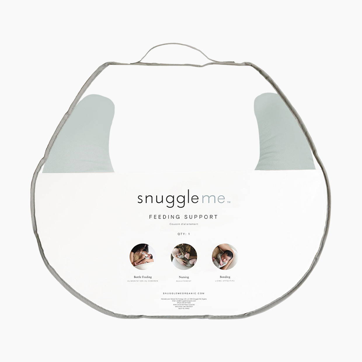 Snuggle Me Organic Feeding Support - Sage.