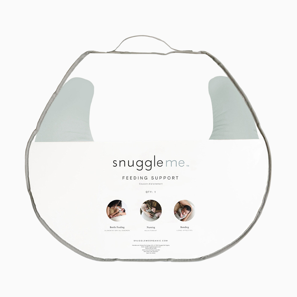 Snuggle Me Organic Feeding Support - Sage.