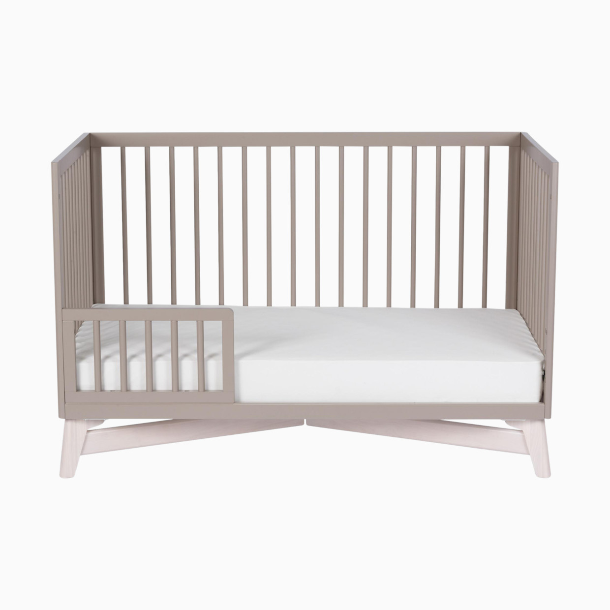 Little Seeds Toddler Spindle Guardrail - Taupe.
