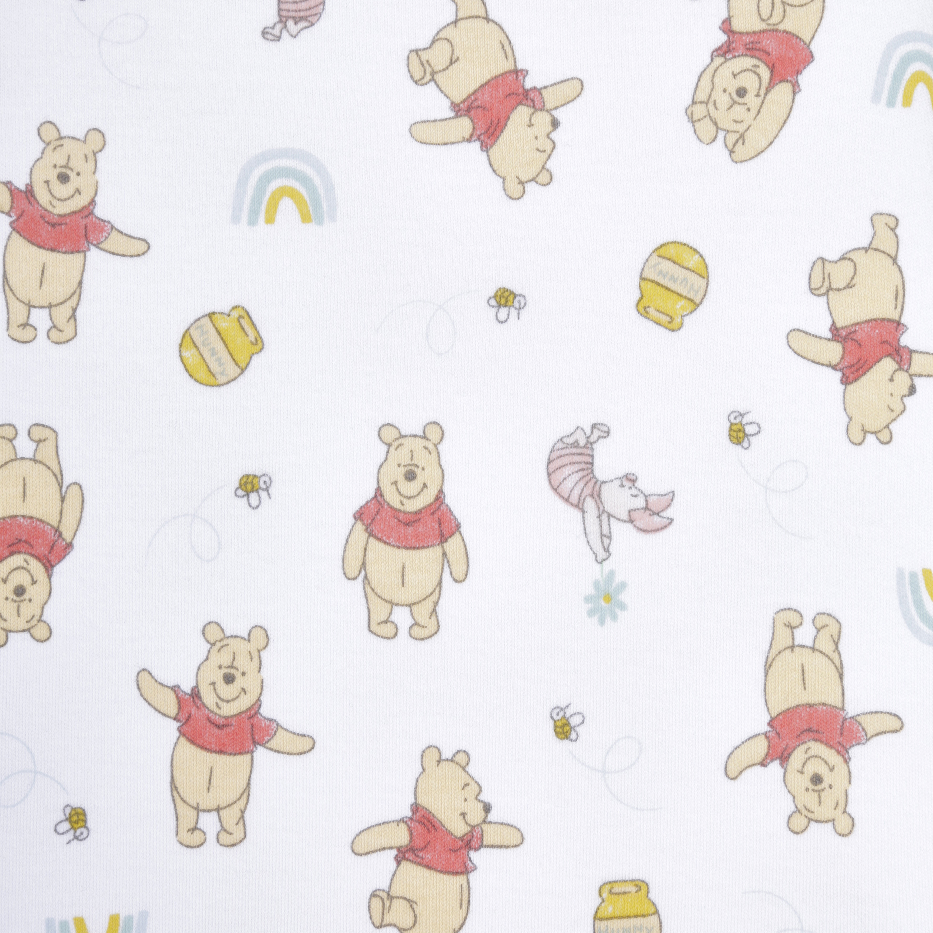 Halo Disney SleepSack Swaddle Cotton - Winnie Rainbows, Newborn.