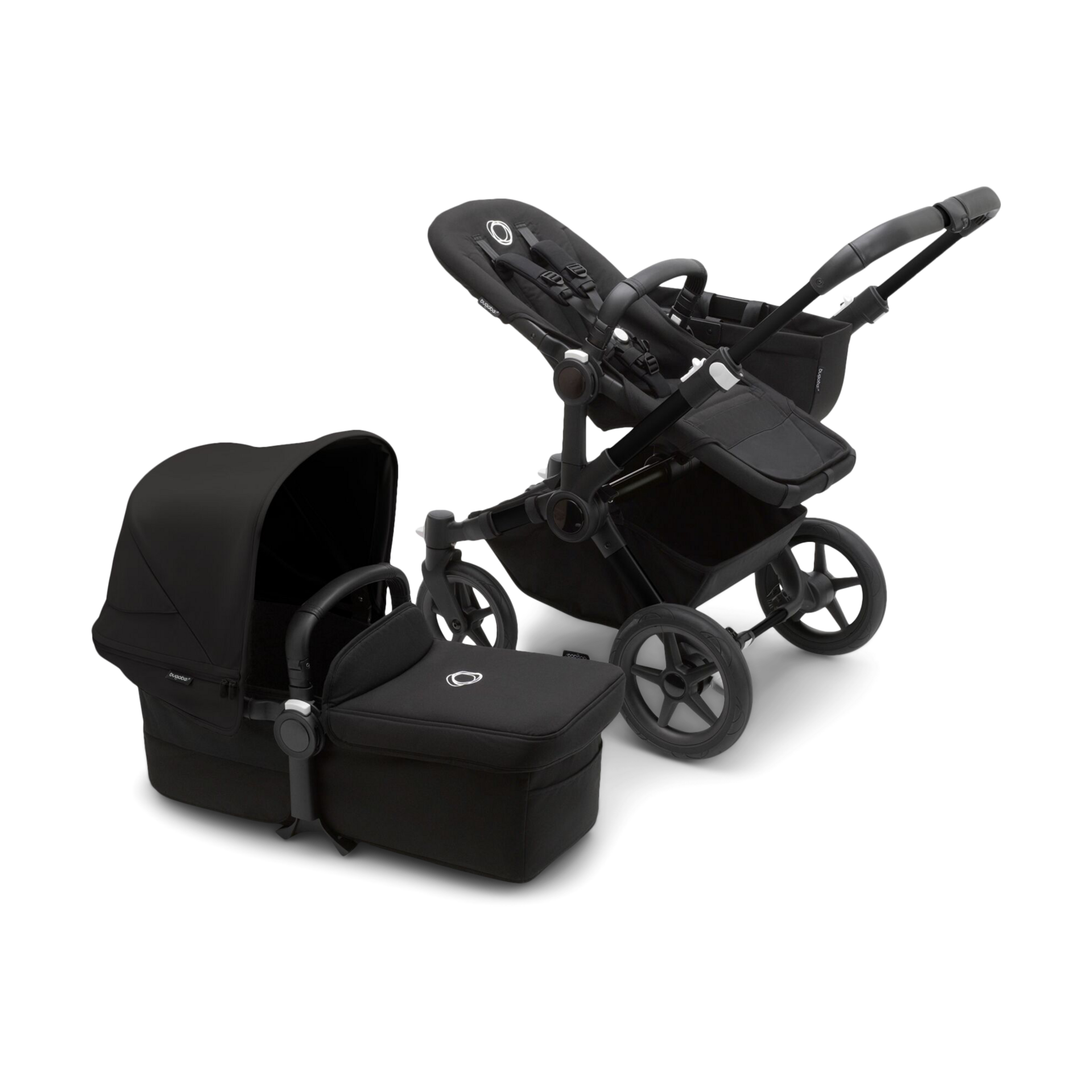 Black Faux Leather Handlebar Cover to fit Bugaboo Cameleon 1 2 3 Baby Strollers 