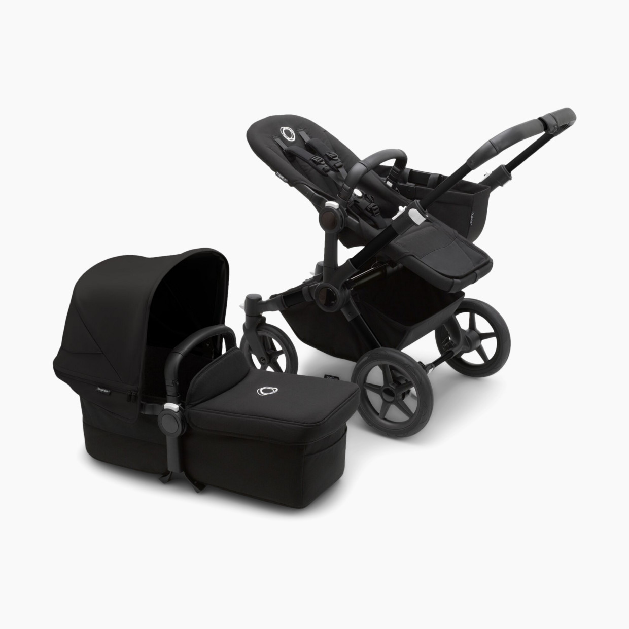 Bugaboo Donkey5 Mono Complete Stroller - Black/Black/Core Collection.