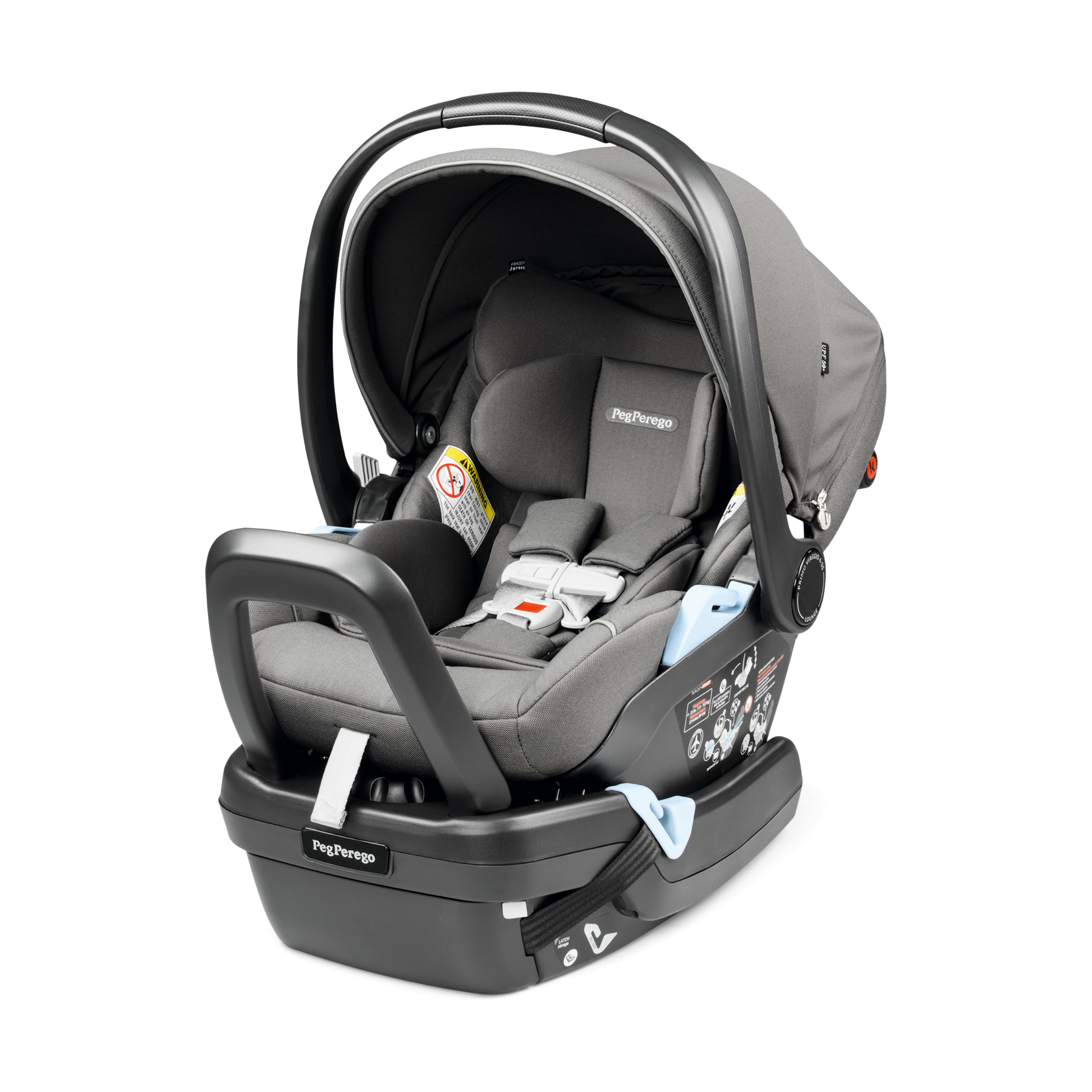 Peg Perego Primo Viaggio Lounge - Reclining Rear Facing Infant Car Seat - Mercury.