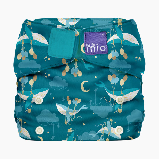 Bambino Mio Miosolo Classic Cloth Diaper - Sail Away, One Size (8-35 Lbs).