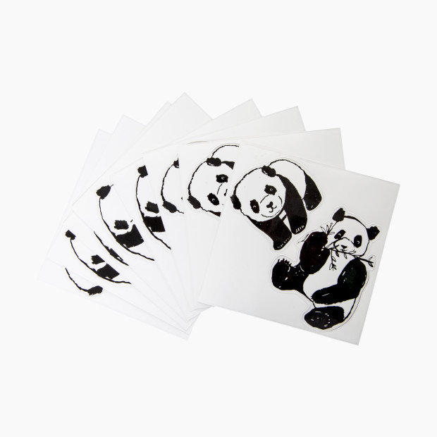 Ubbi Diaper Pail Decals - Panda.
