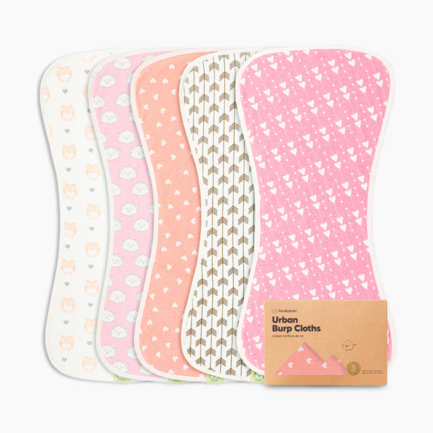 Ohbubs Cotton Washcloths - 3 Pack - Dusty Pink - Oohbubs