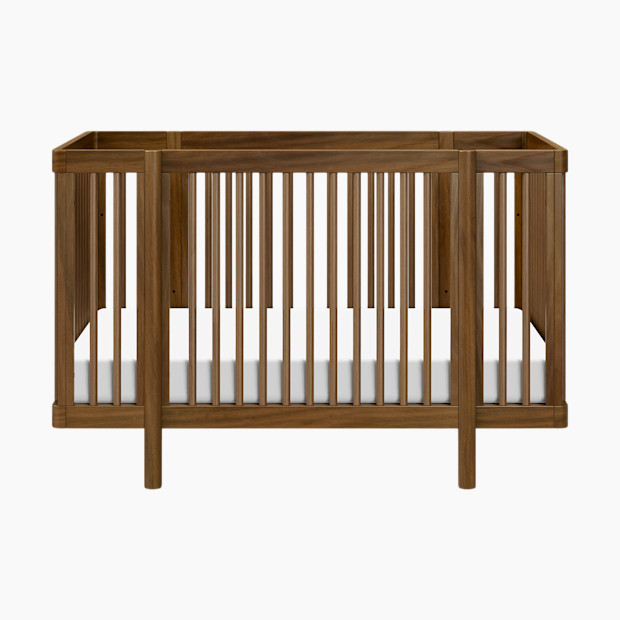 babyletto Pogo 8-in-1 Convertible Crib with All-Stages Conversion Kits - Natural Walnut.