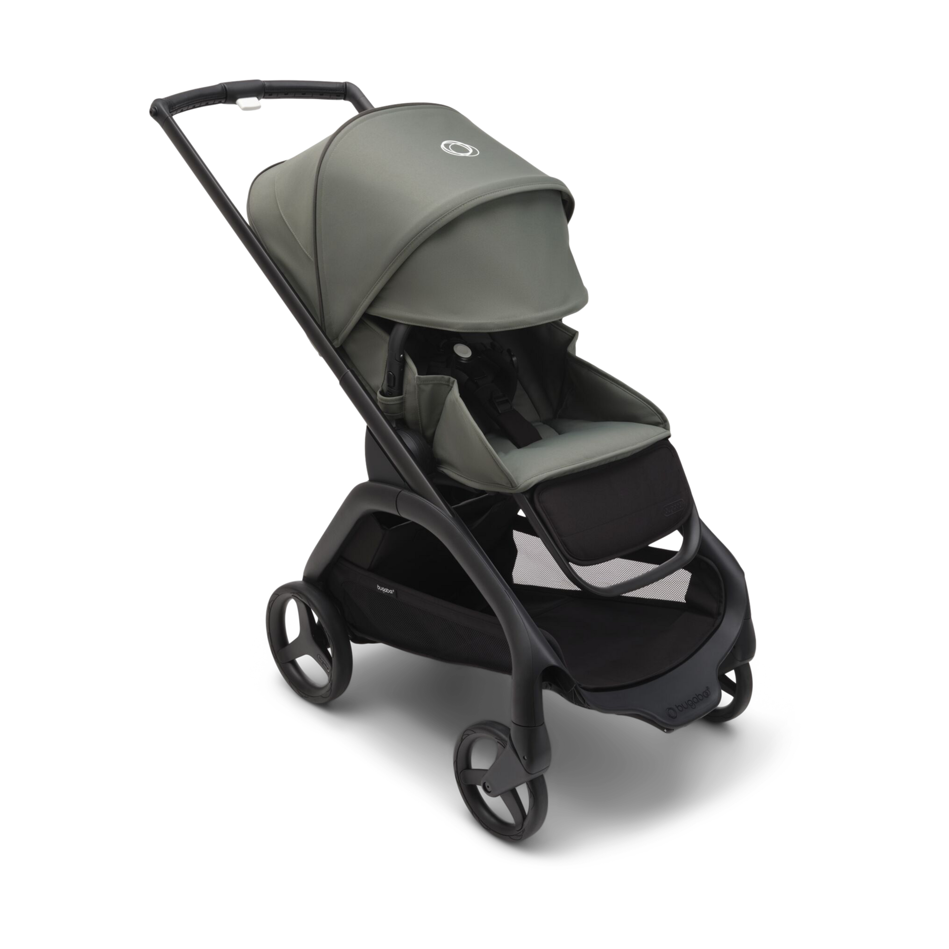 Bugaboo Dragonfly Seat Complete Stroller - Black/Forest Green-Forest Green.