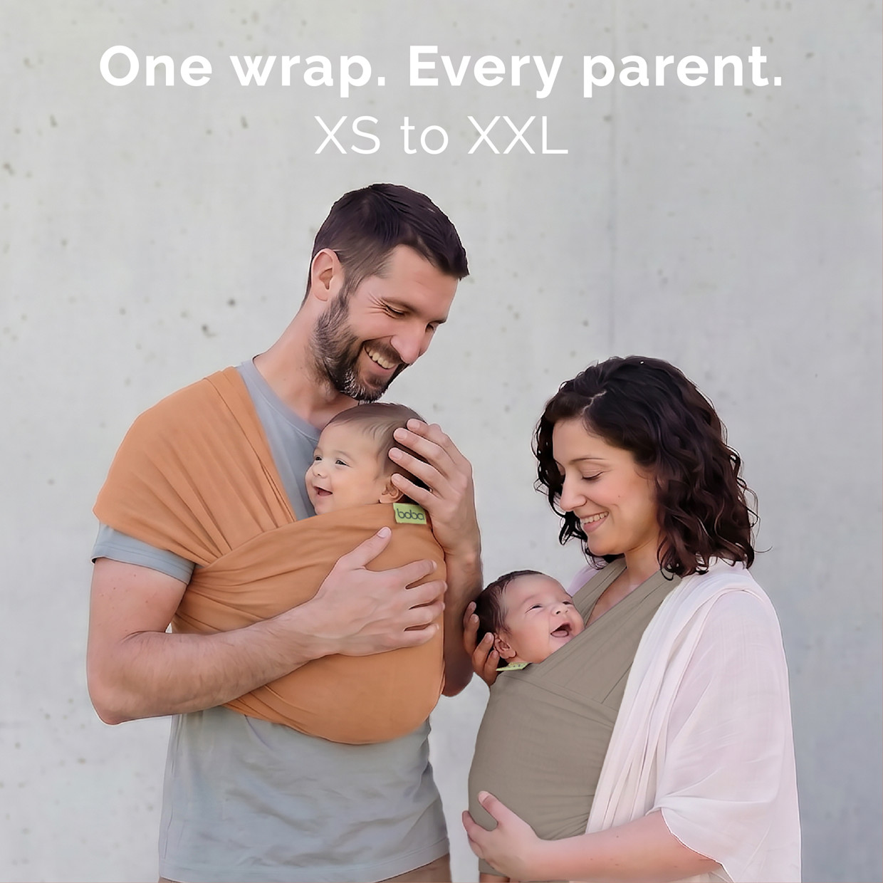 Boba Wrap Carrier Beige - Organic Fox.