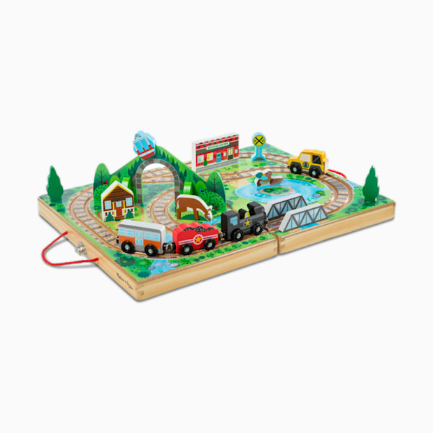 Melissa & Doug Take-Along Railroad - $27.92.