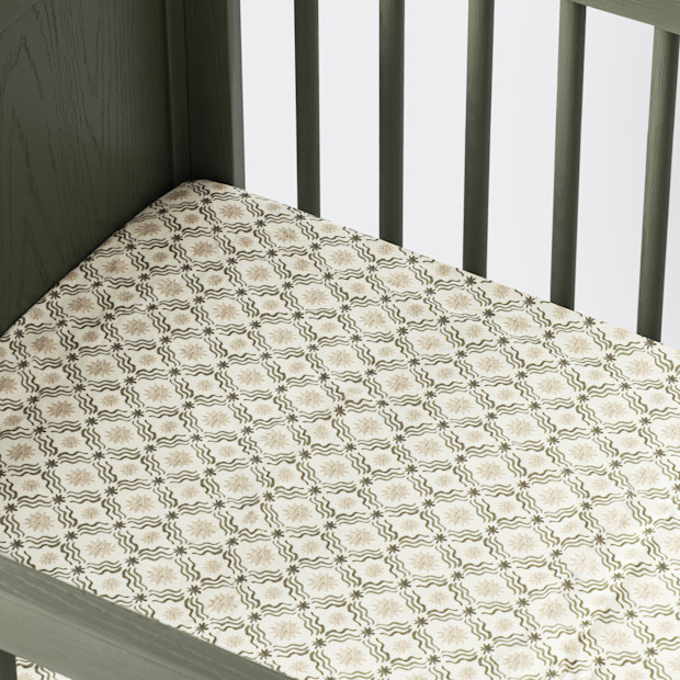 babyletto All-Stages Midi Organic Brushed Cotton Crib Sheet.
