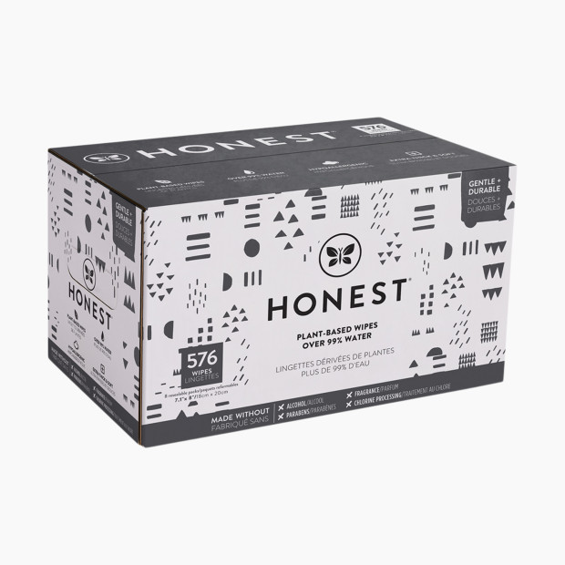 The Honest Company Baby Wipes - Pattern Play, 576 Count.
