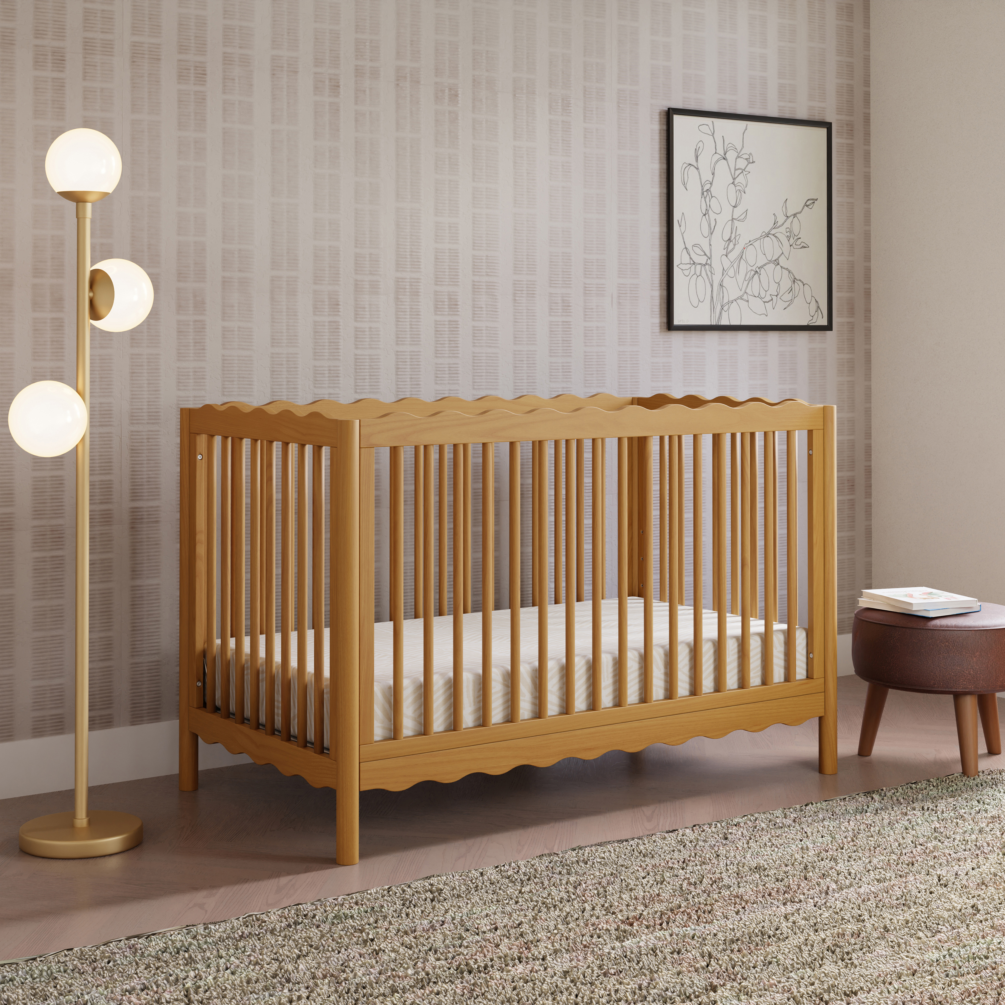 babyletto Swell 4-in-1 Convertible Crib with Conversion Kit.