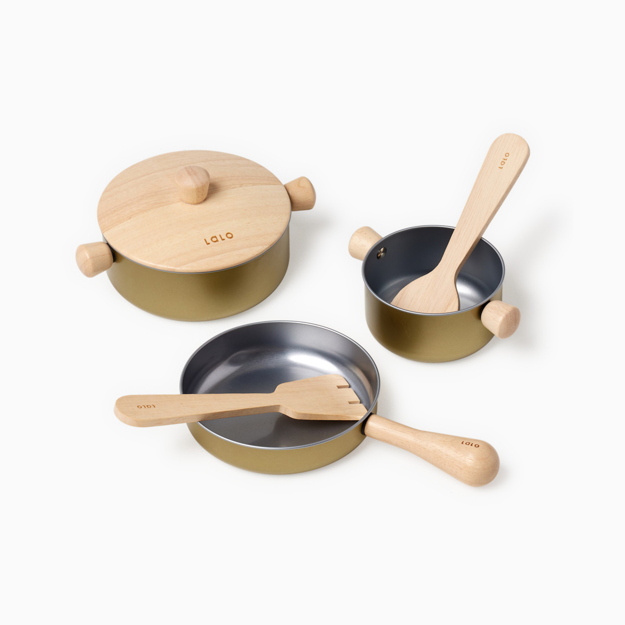 Lalo Pots & Pans - Metallic.