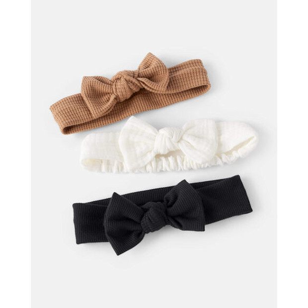 Carter's 3-Pack Bow Headwraps.