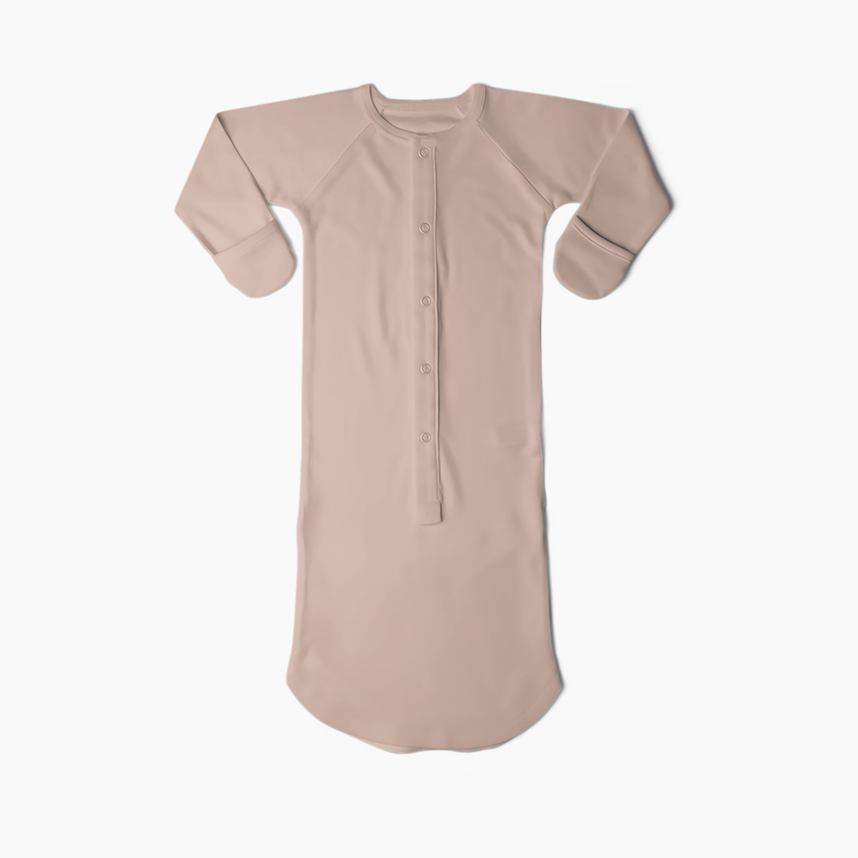 Goumi Kids 24hr Convertible Sleeper Baby Gown - Rose, 3-6 M.