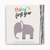 Lucy Darling Little Animal Baby Memory Book – First 5 Years Keepsake Journal & Photo Album for Baby Boy/Girl, Gender-Neutral Milestone Book, Thoughtful Gift for New Moms