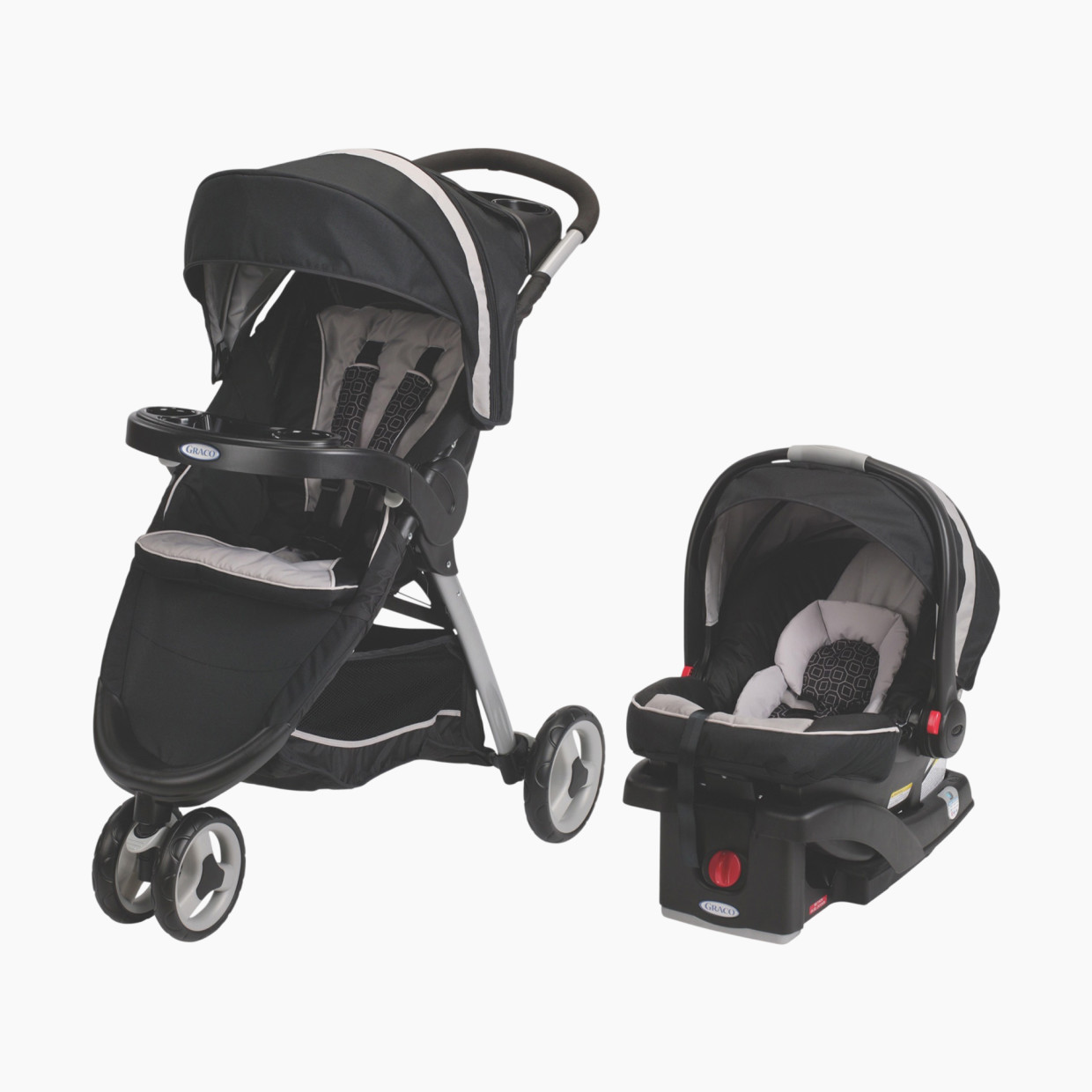 Graco FastAction Fold Sport Click Connect Travel System - Pierce.