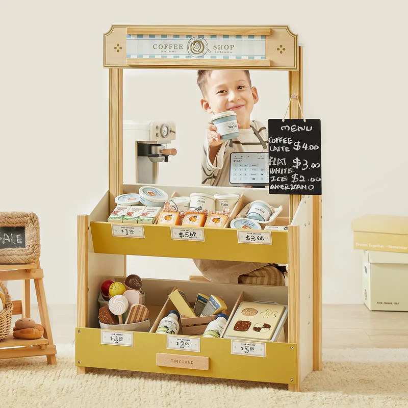 Tiny Land Kid's Grocery Store Playset.