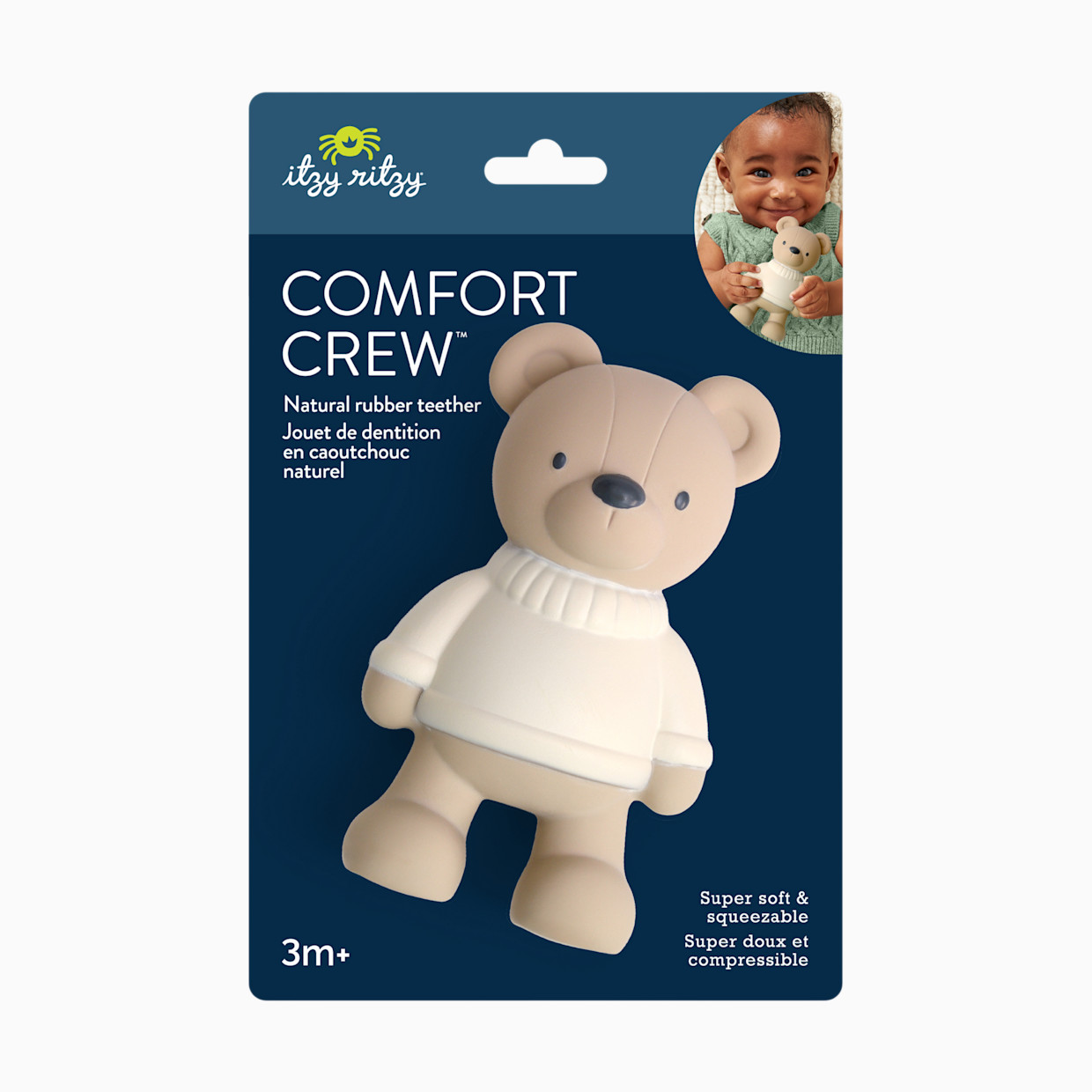 Itzy Ritzy Comfort Crew Teether - Bear.