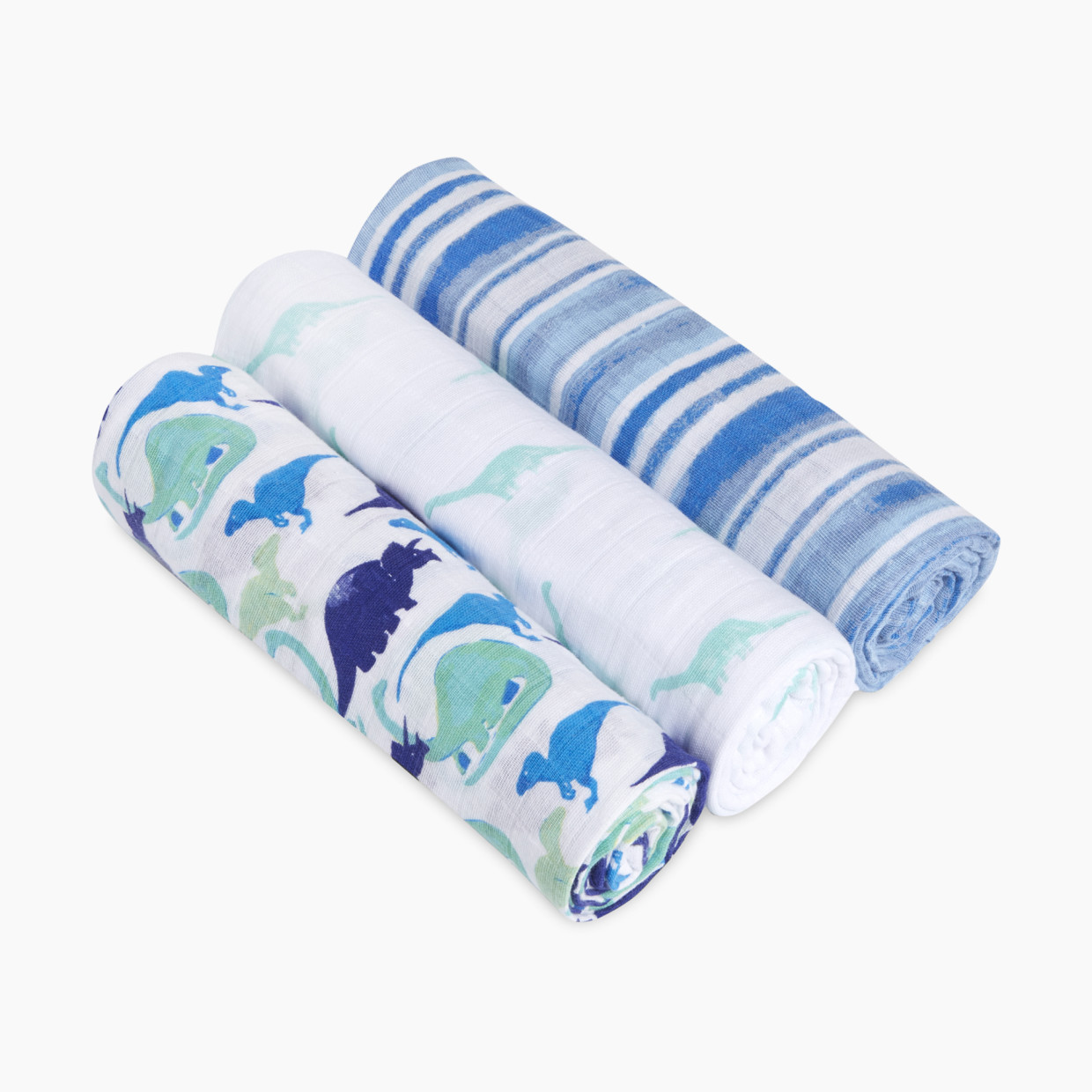 Aden + Anais White Label Swaddle (3 Pack) - Jurassic.