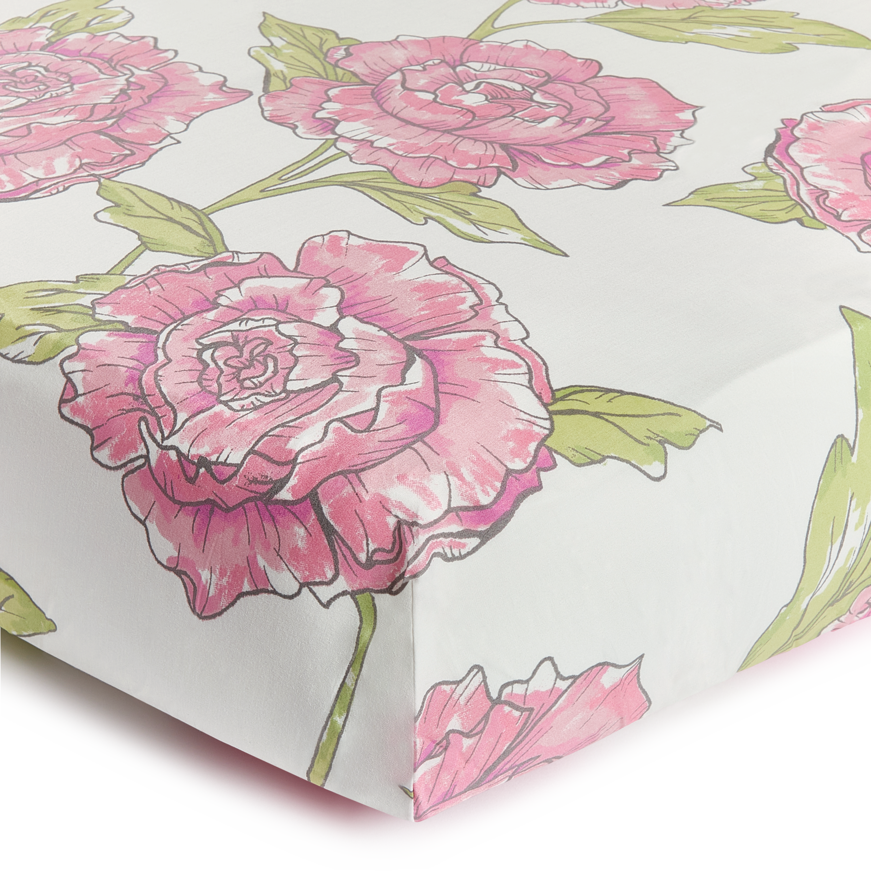 Soundly Percale Organic Crib Sheet.