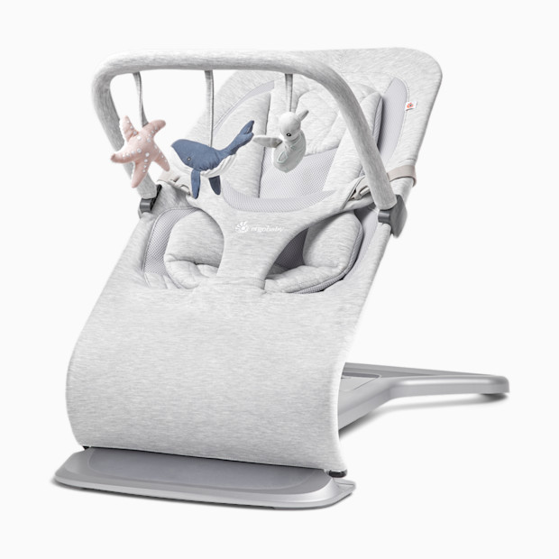 Ergobaby Evolve Bouncer & Toy Bar Bundle.