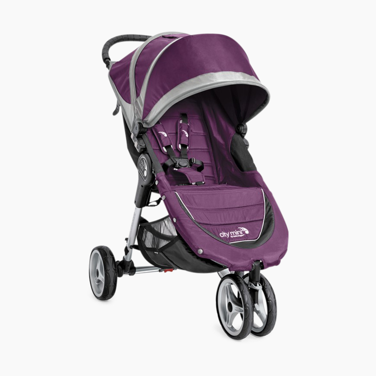 Baby Jogger City Mini Single Stroller - Purple/Grey.