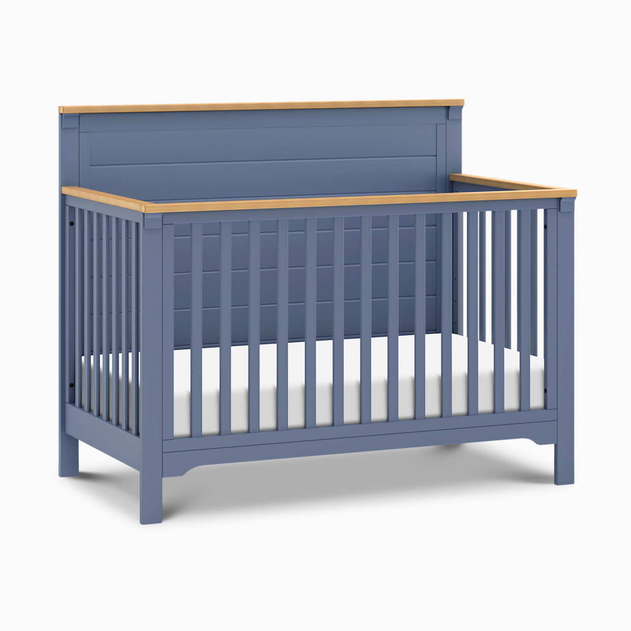 daVinci Shea 4-in-1 Convertible Crib - Cove Blue/Honey.
