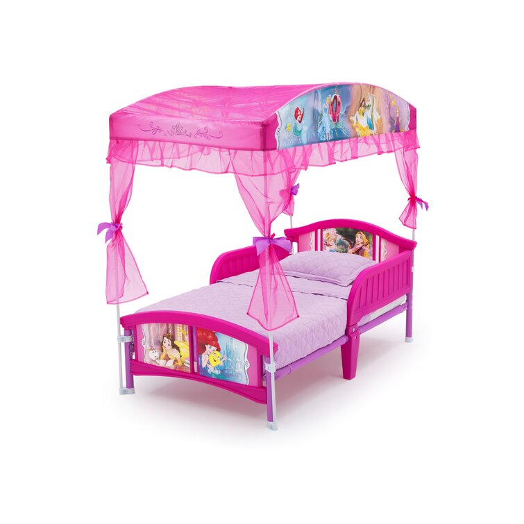Delta Children Disney Princess Toddler Canopy Loft Bed.