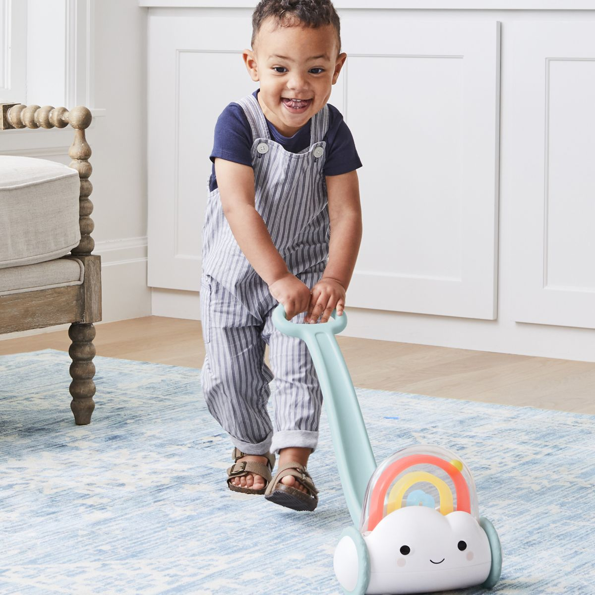 Skip Hop Silver Lining Cloud Rainbow Push Toy Walker.