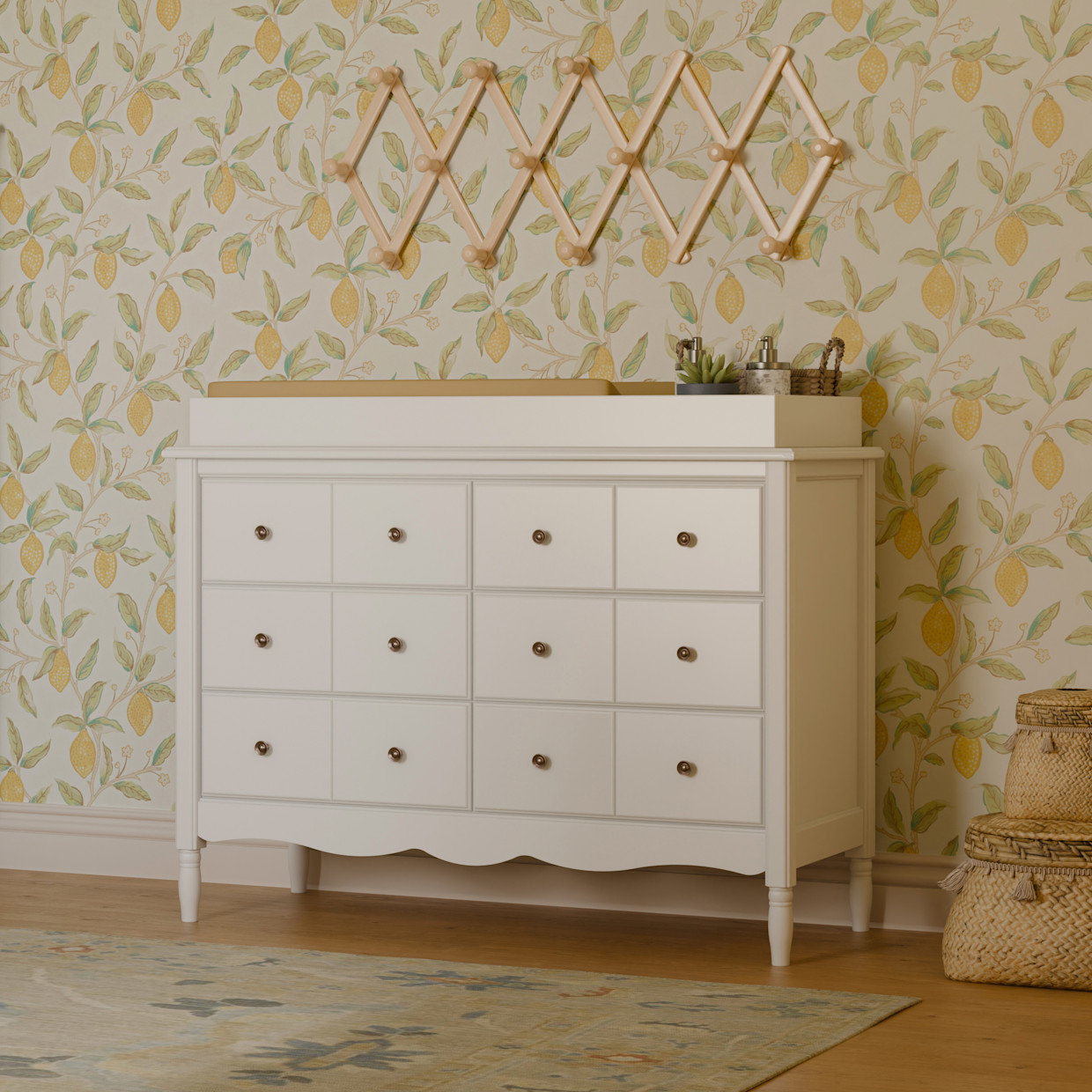Namesake Liberty 6-Drawer Assembled Dresser - Warm White.