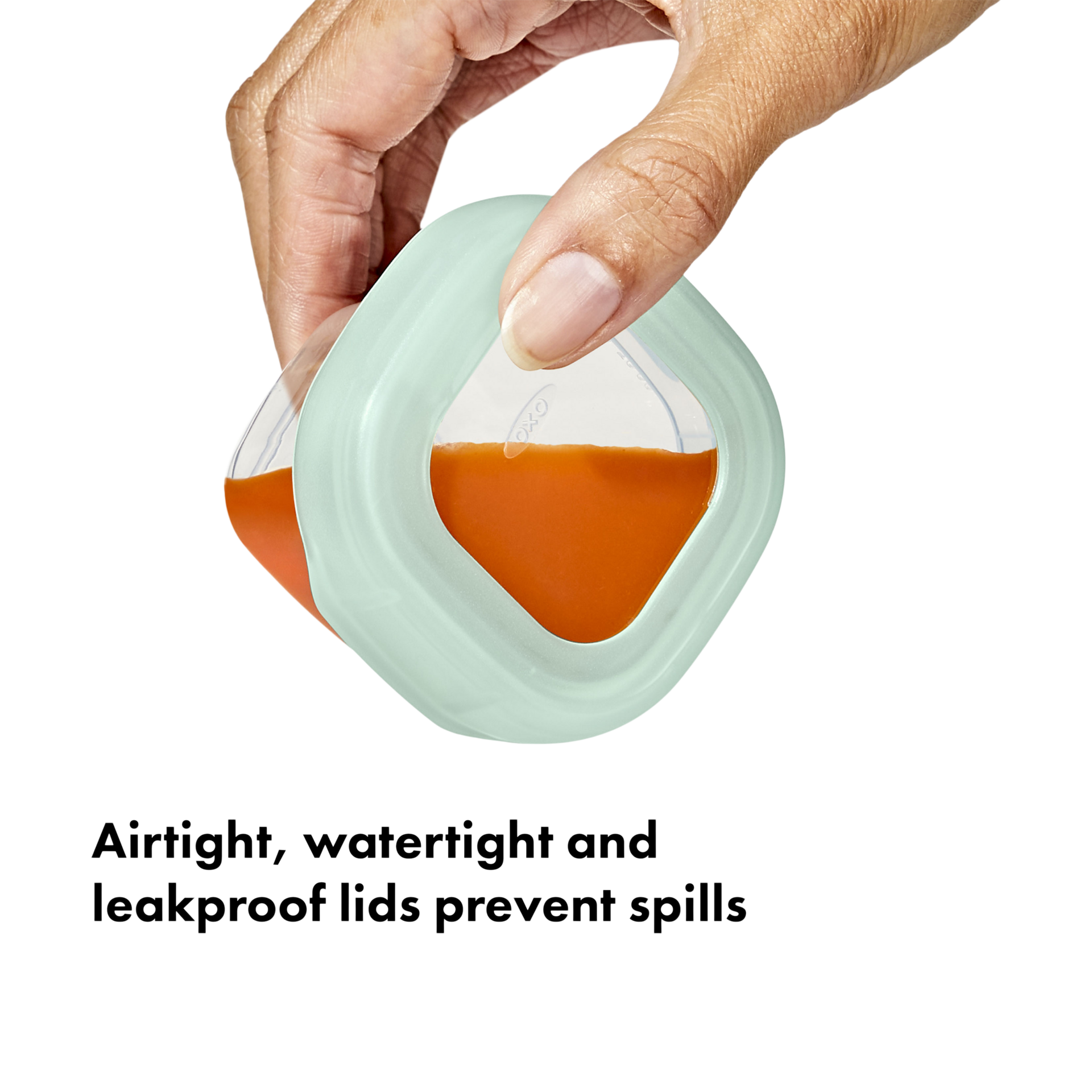 OXO Tot Baby Blocks 2 Oz Food Storage Containers - Opal.