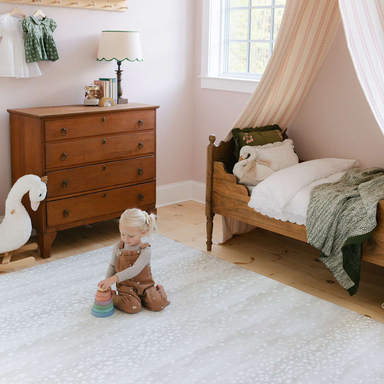 House of Noa Little Nomad Play Mat | Fawn - Shea, 6X8.