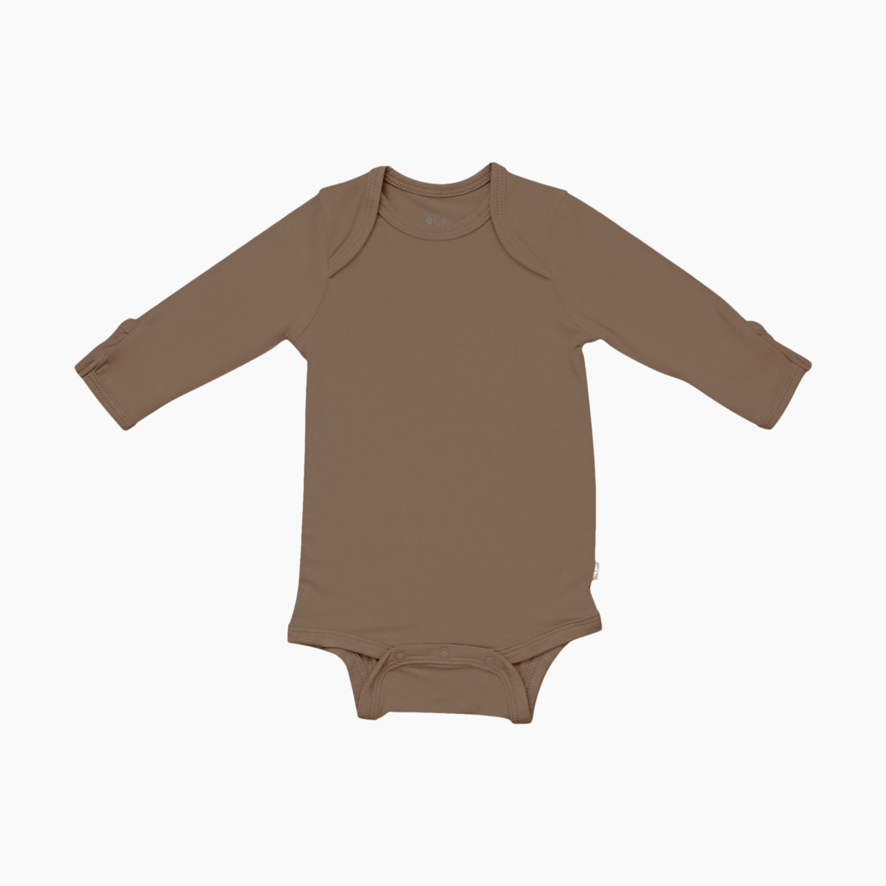 Kyte Baby Long Sleeve Bodysuit - Coffee, 3-6 Months.