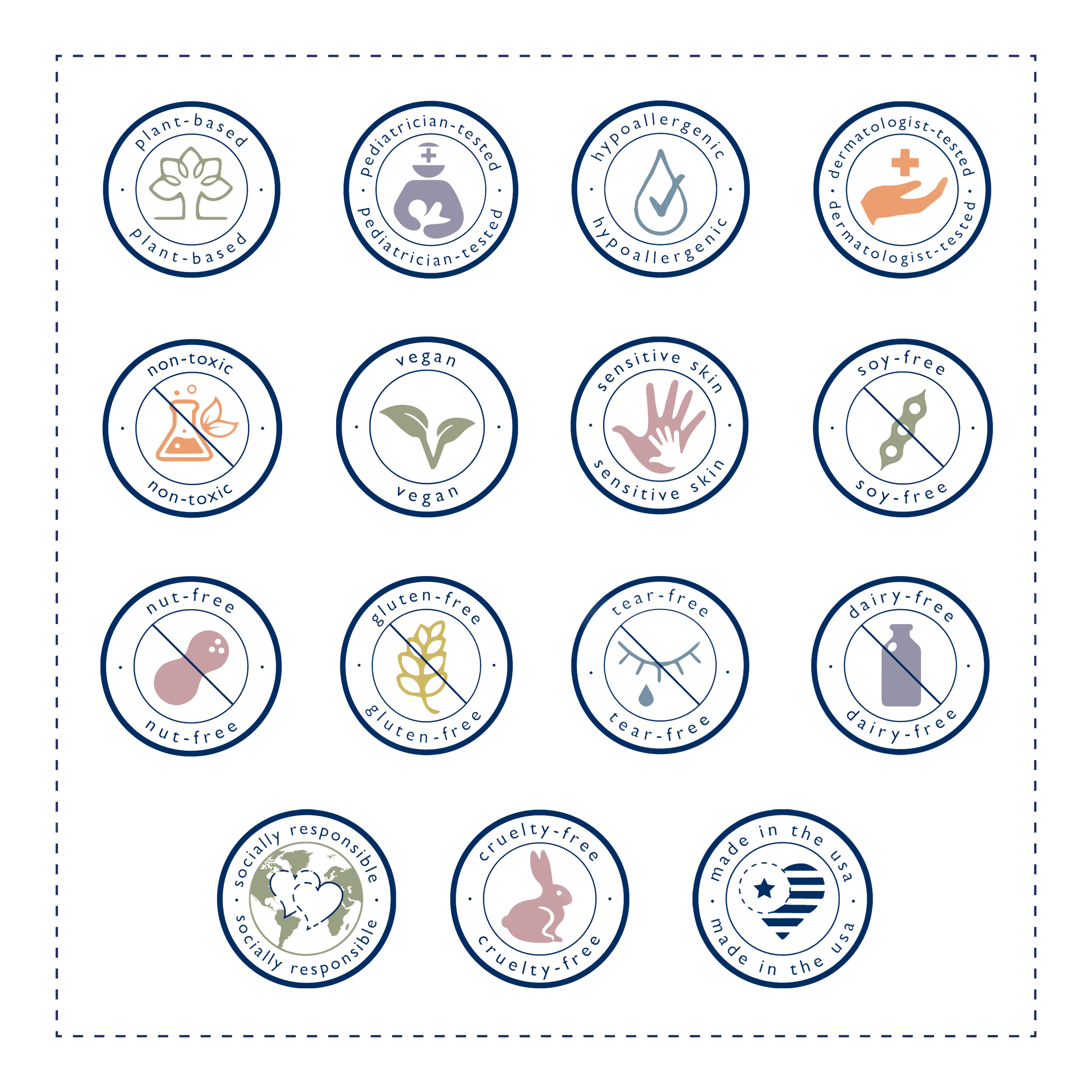 Noodle & Boo Delicate Baby Powder - Creme Douce, 4 Oz.