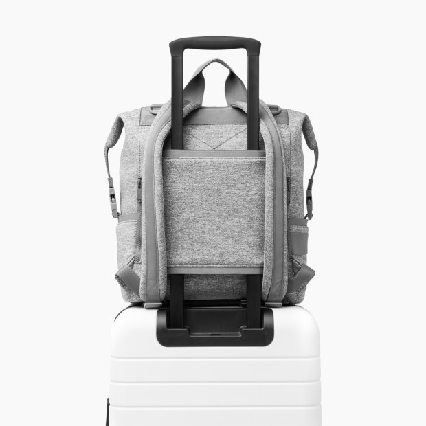 Dagne Dover Indi Diaper Bag Backpack - Heather Grey, Medium.