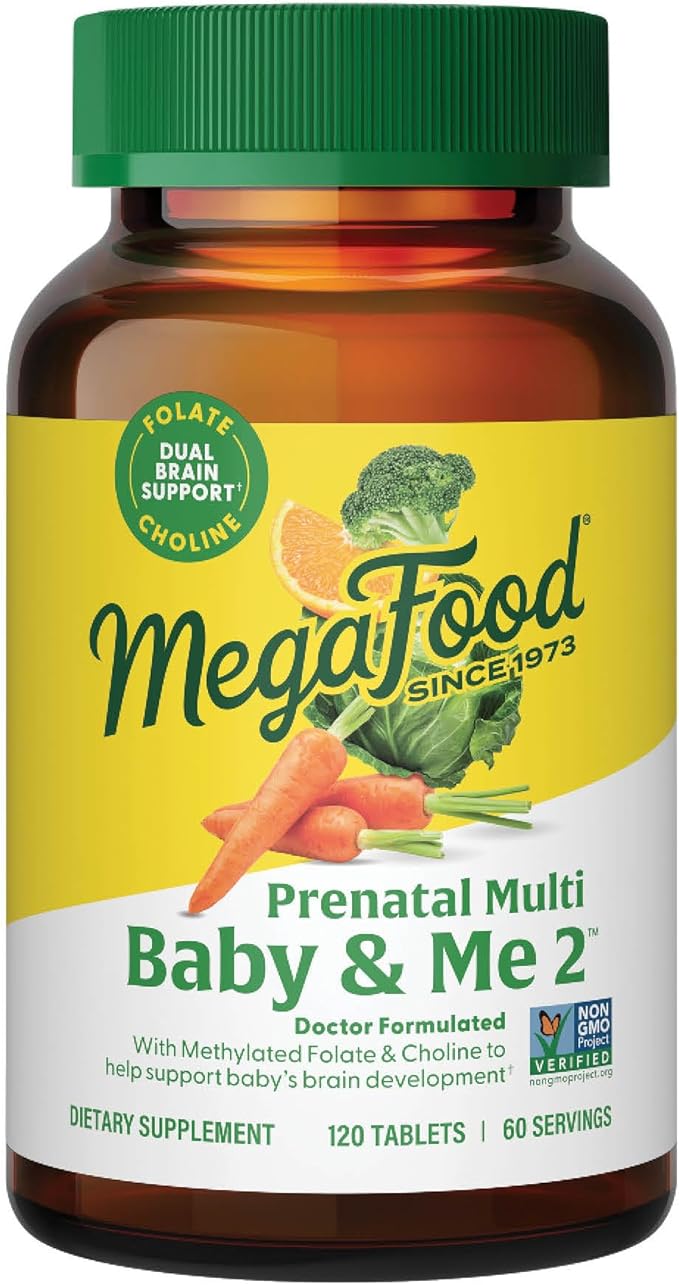 MegaFood Baby & Me 2 Prenatal Multi - 60 servings
