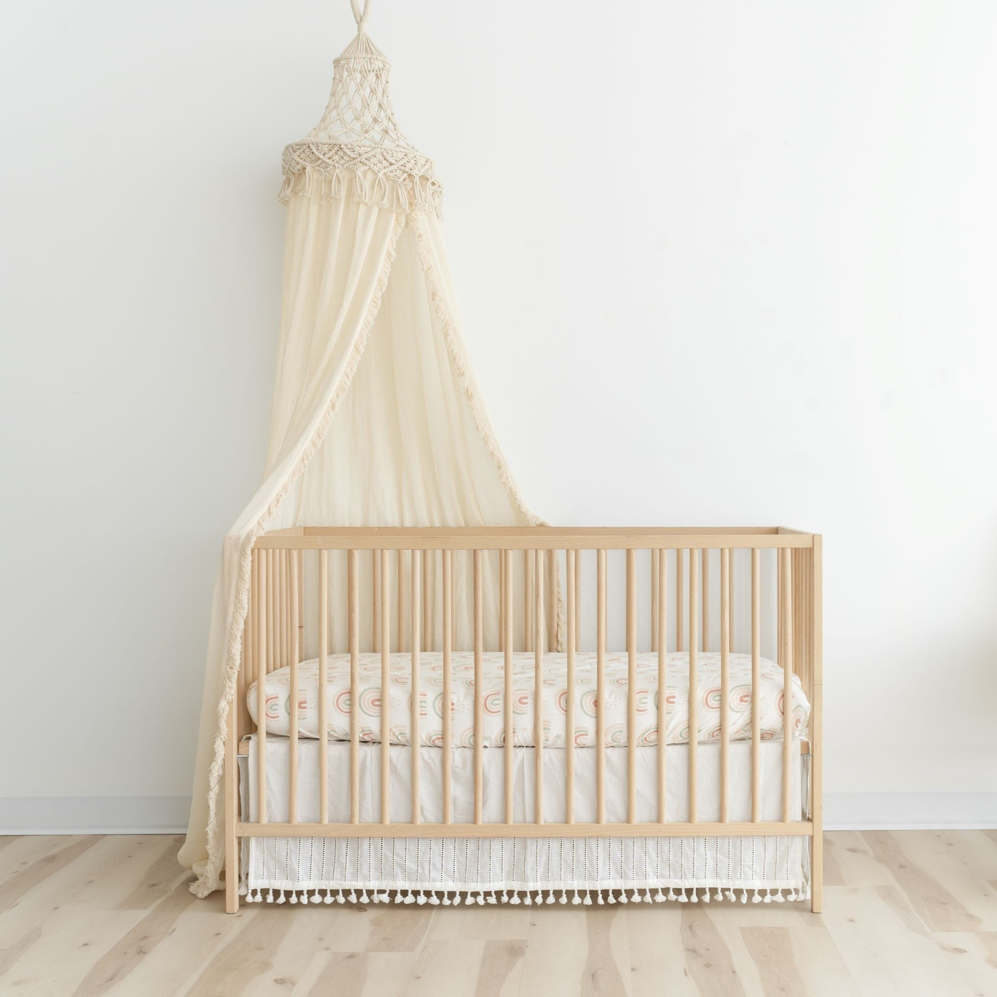 Crane Baby Macrame Canopy.