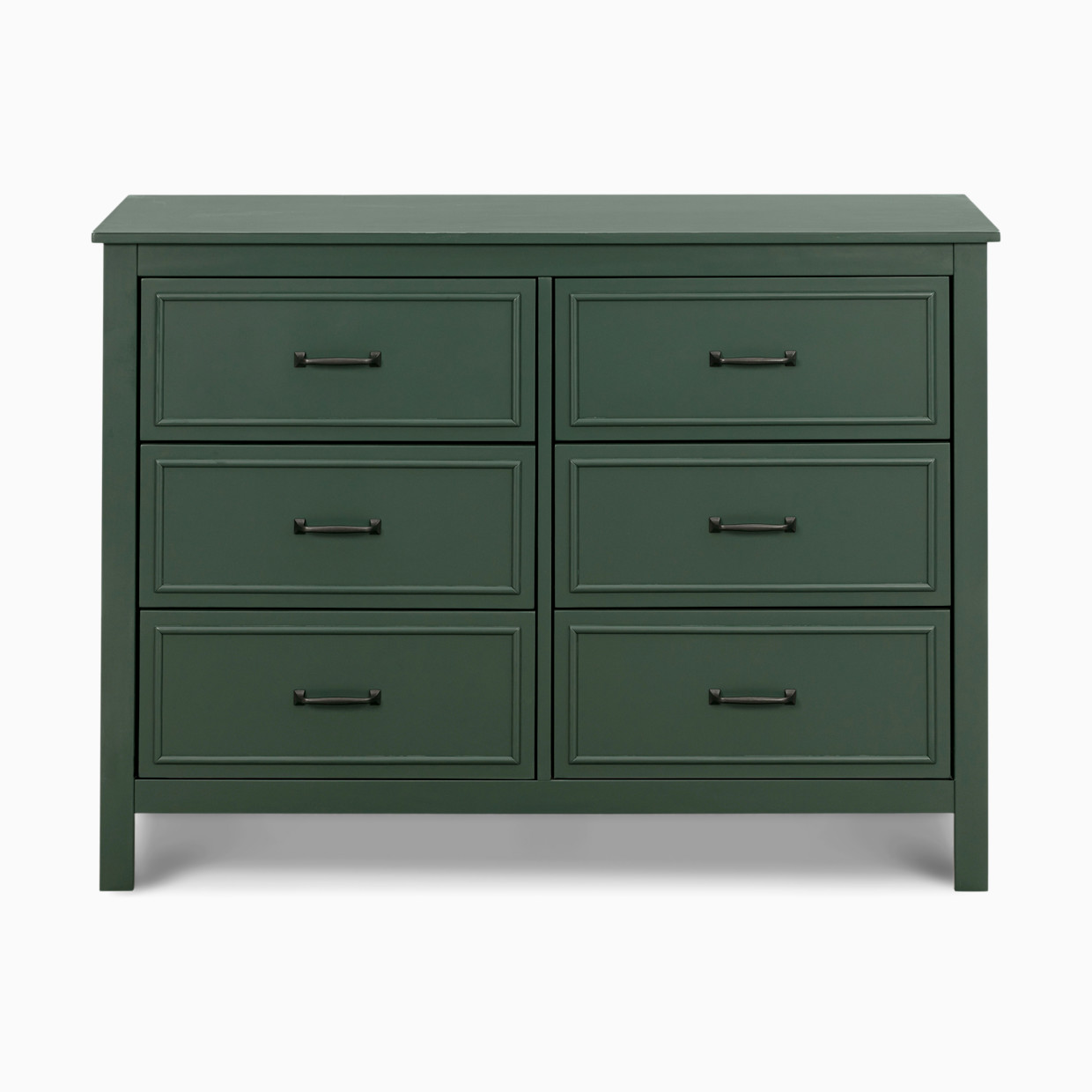 daVinci Charlie 6-Drawer Double Dresser - Forest Green.