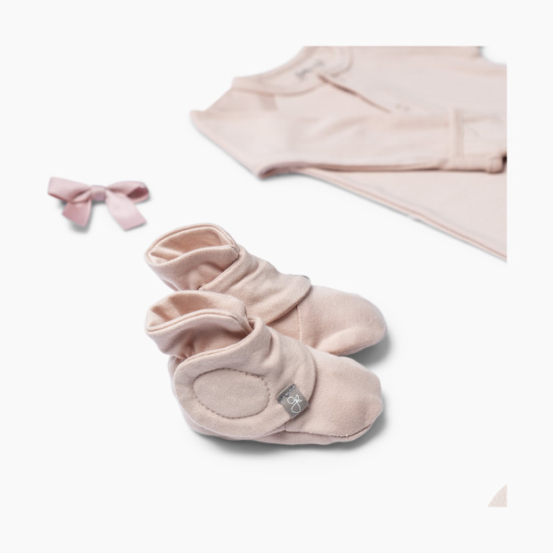 Goumi Kids Stay on Baby Mitts + Boots Bundle - Rose, 0-3 Months.