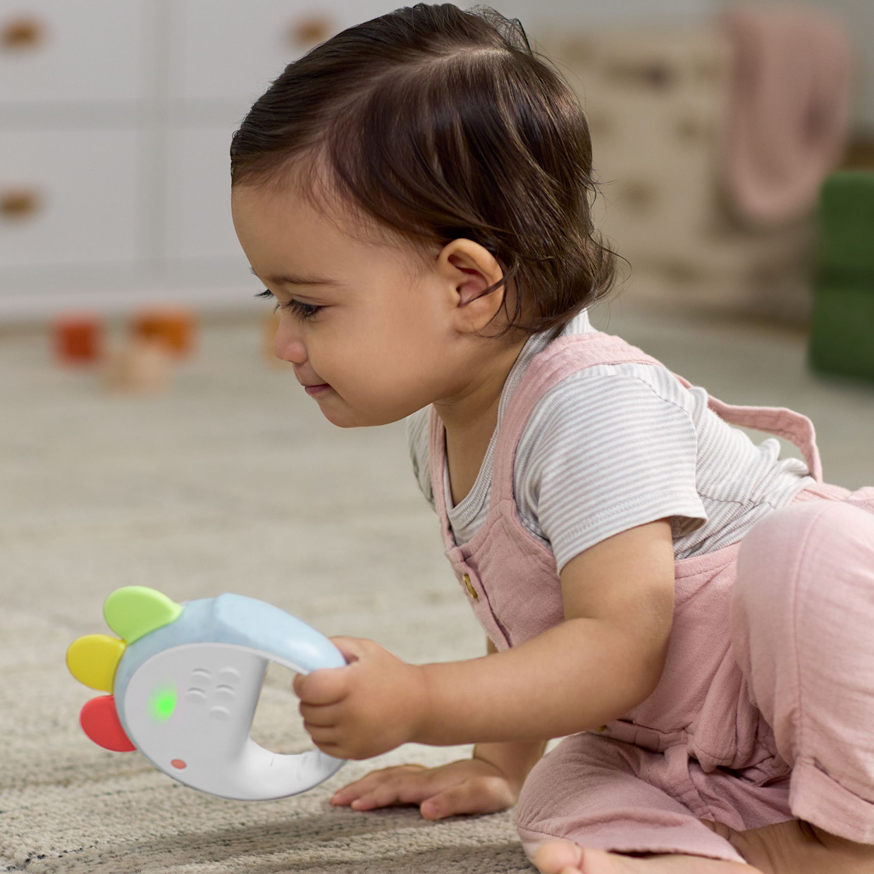 Skip Hop Farmstand Feelin' Clucky Musical Tambourine Baby Toy.