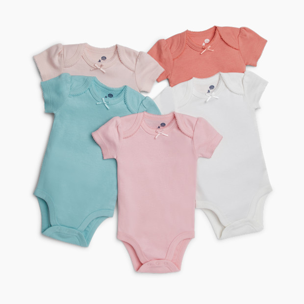 Small Story Short Sleeve Bodysuit Solid (5 Pack).