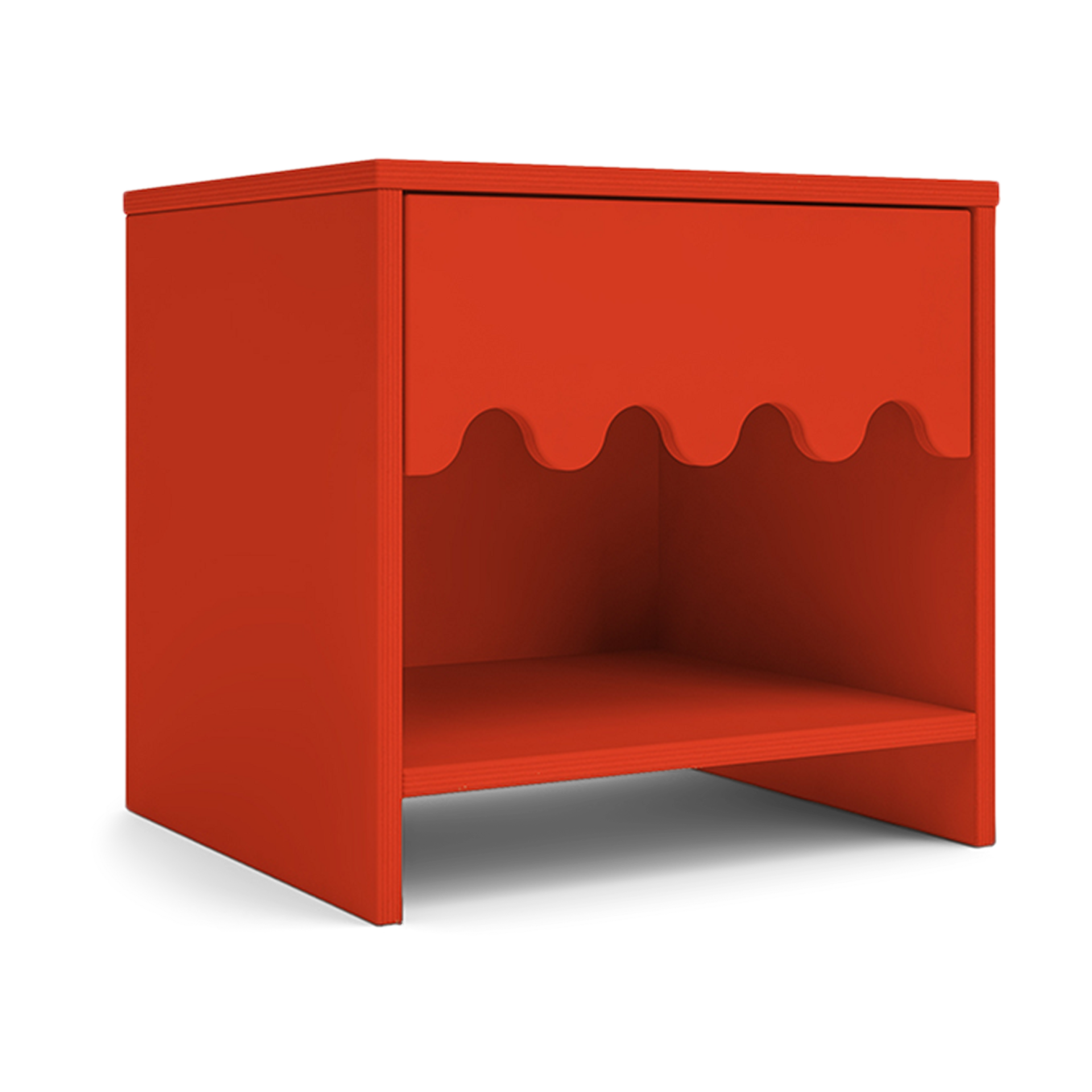 Oeuf Moss Nightstand - Tomato.