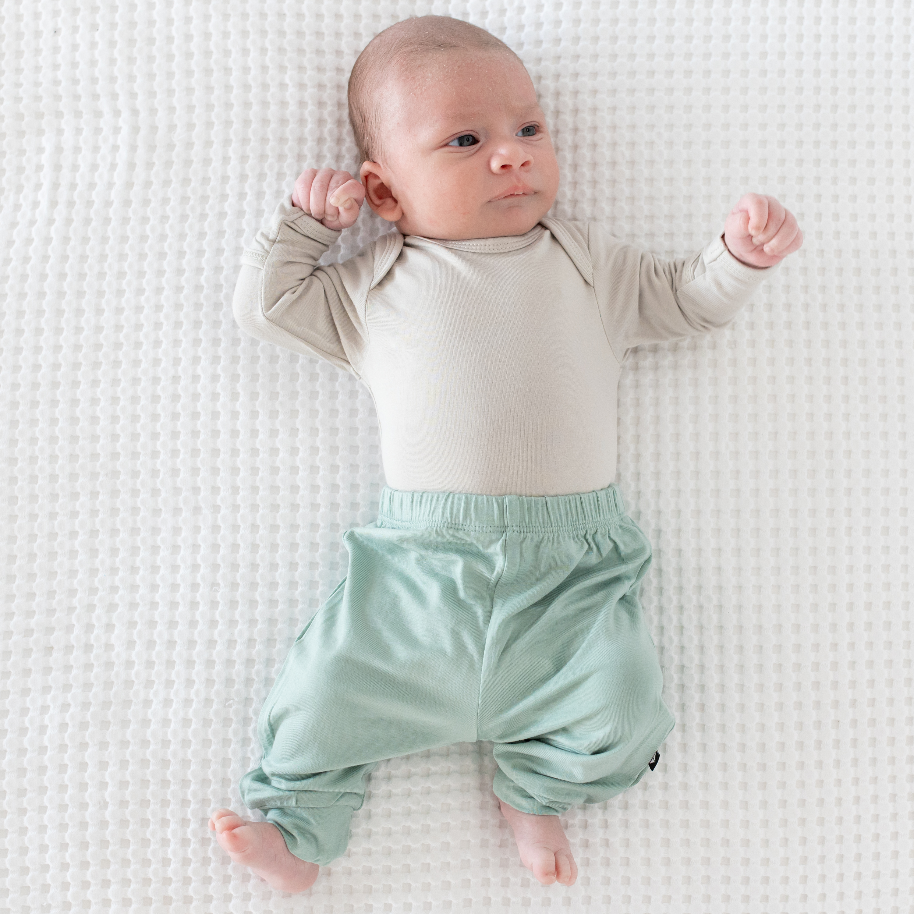 Kyte Baby Pant - Sage, 0-3 M.