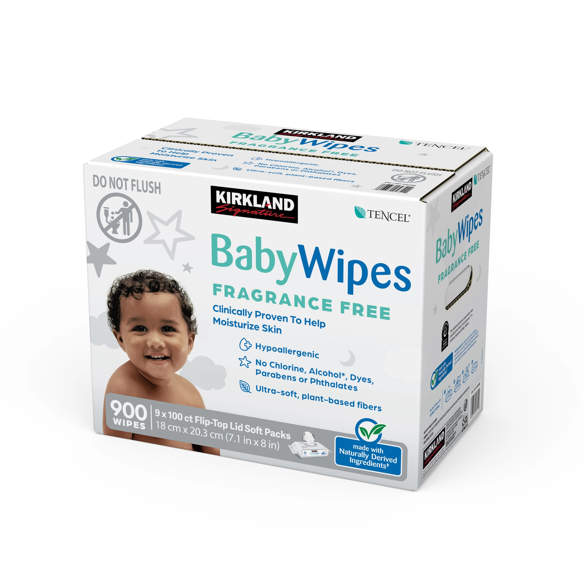 Kirkland Signature Baby Wipes 900-count.