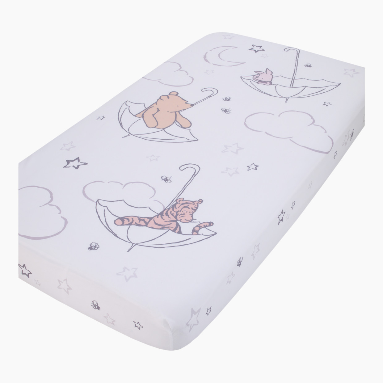 NoJo Baby Photo Op Fitted Crib Sheet - Classic Pooh.
