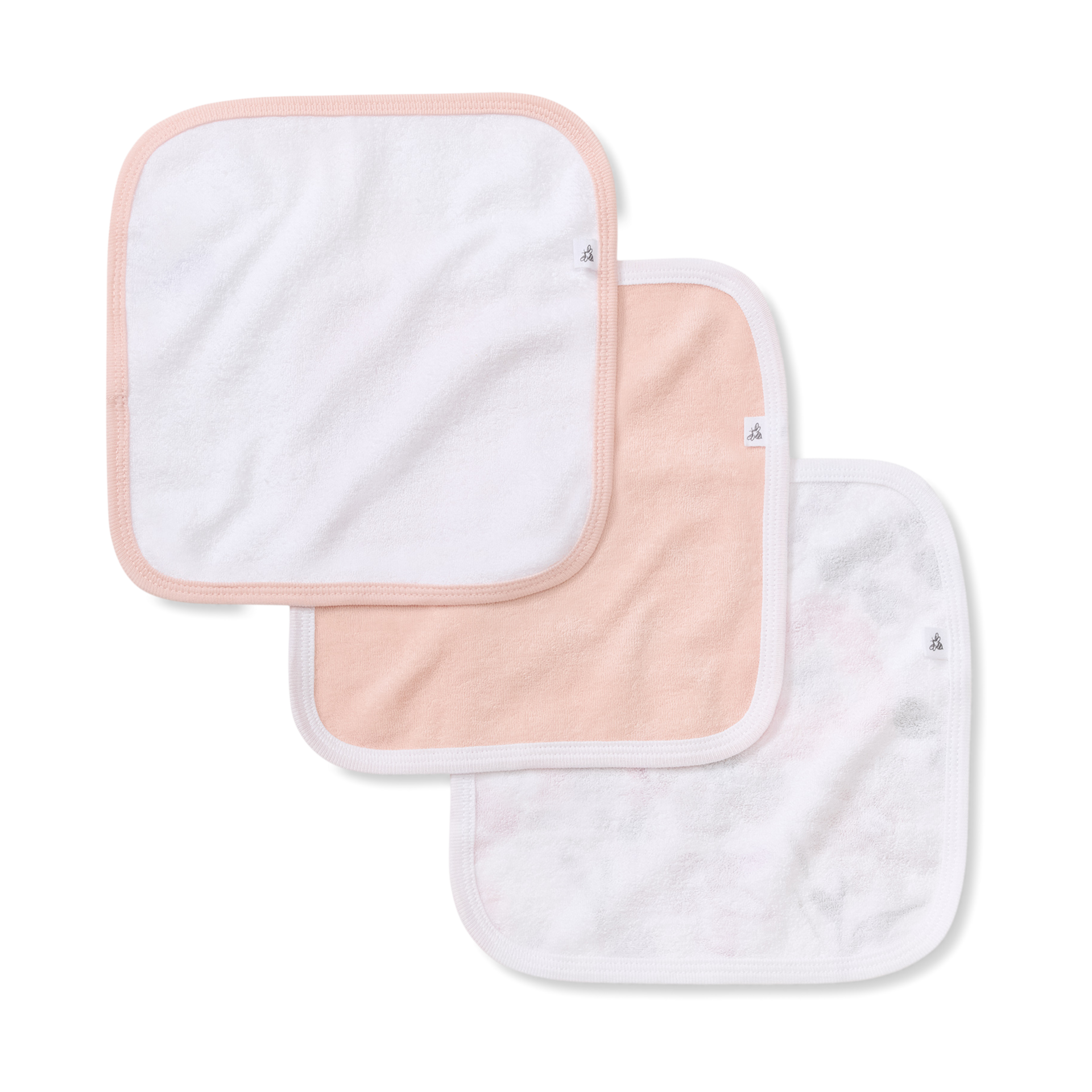 Burt's Bees Baby 3-Pack Organic Washcloths - Flower Meadow.