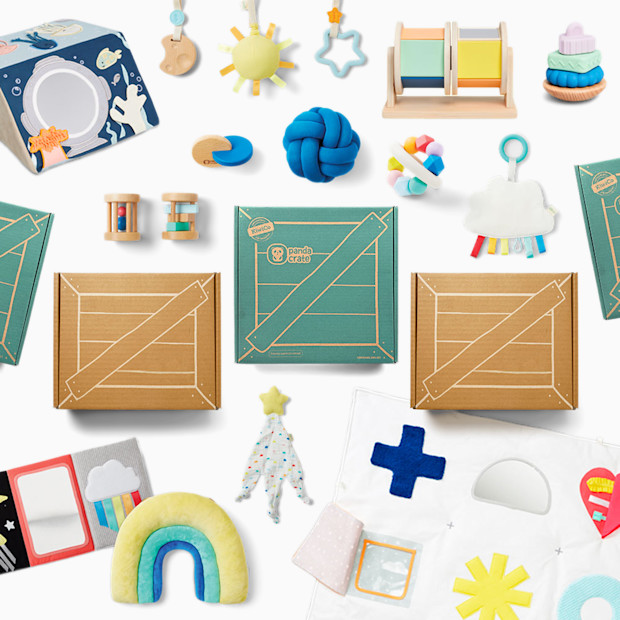 KiwiCo Panda Crate Plus (Newborn or 3 Month Bundle) - 1 Crate Subscription.