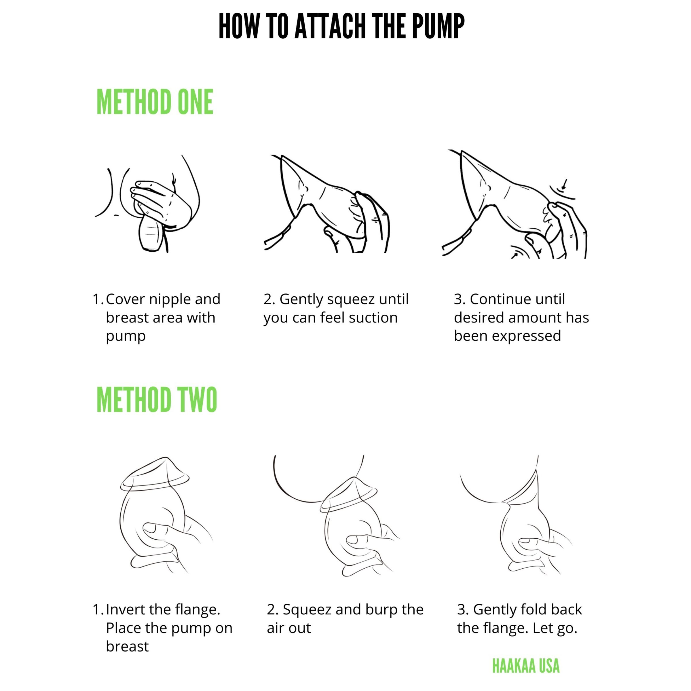 Haakaa Silicone Pump & Milk Collector Set.